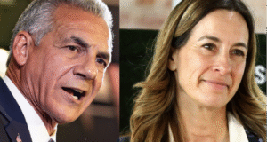 El republicano Jack Ciattarelli y la demócrata Mikie Sherrill se enfrentarán en noviembre para suceder al gobernador Phil Murphy en 2025. (Fotos de Hal Brown y Amanda Brown)